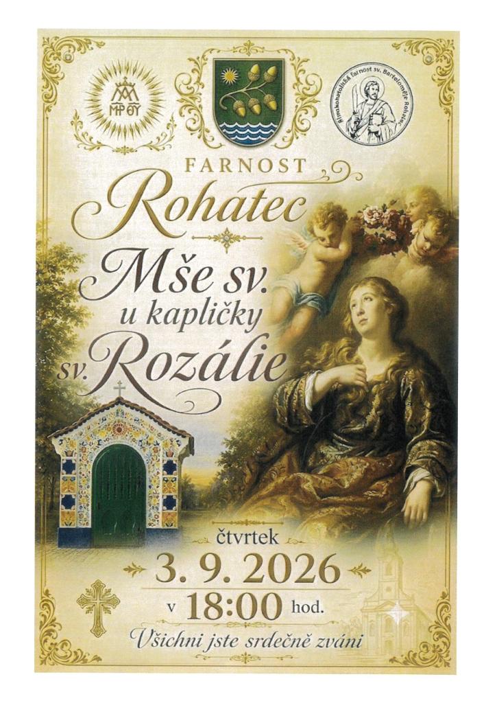 Mše u kapličky sv. Rozálie